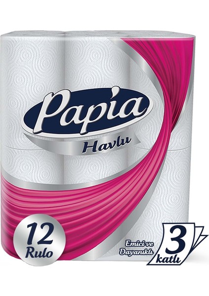 Kağıt Havlu 24 Lü Set (3 Katlı) (2pk*12)
