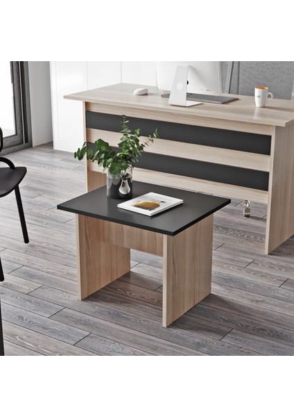 Verona B Ofis Sehpası Barok/meşe/beyaz