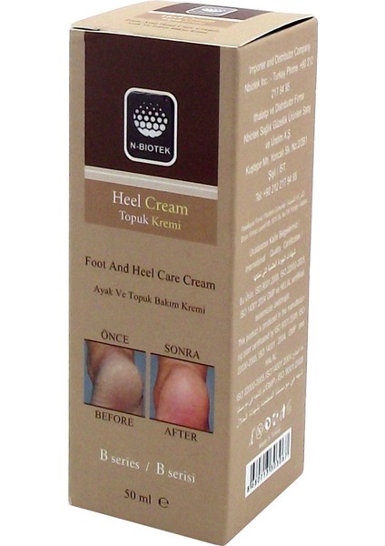 Ayak Ve Topuk Bakım Kremi 50 Ml