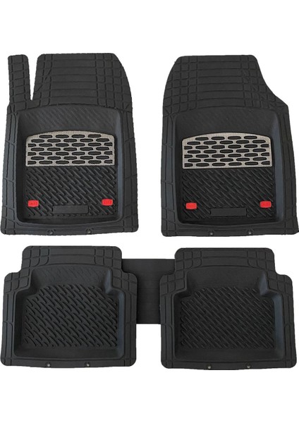 Peugeot 406 2001 Model 3D Havuzlu Paspas Karbon