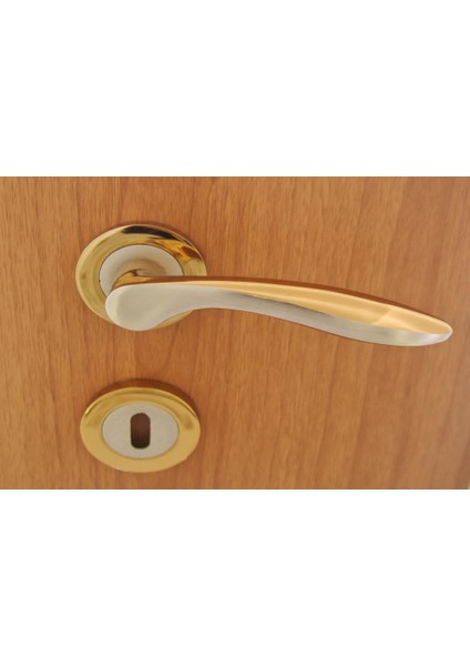 Bali Albifirin Saten Rozetli Kapı Kolu Wc modelleri