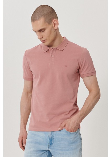 Erkek Pembe Polo Tişört