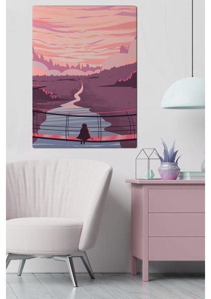 Canvas Suluboya Manzara Tablo 0086