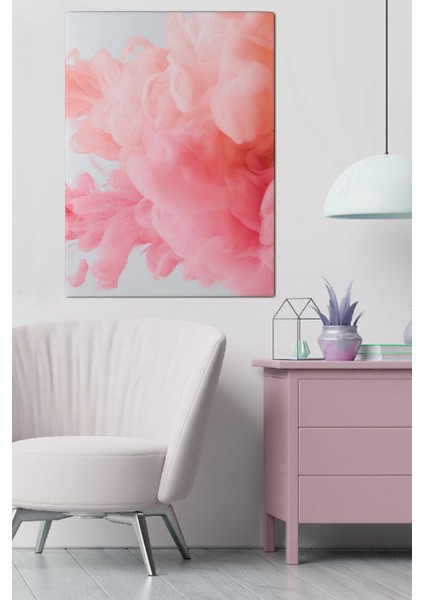 Canvas Pembe Duman Tablo 0104