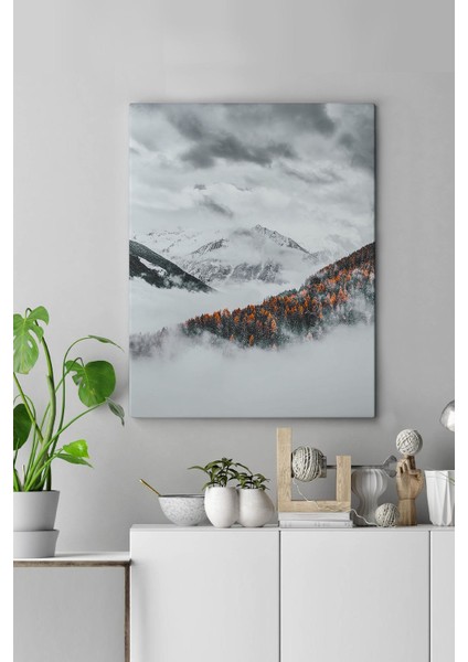 Canvas Kış Manzara Tablo 0128