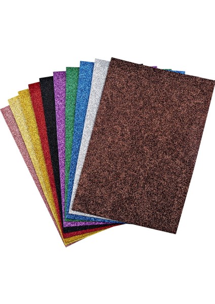Simli Yapışkanlı Eva 50 x 70 cm 10'lu Set NC-365