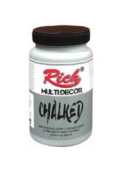 Multi Decor Chalked Akrilik Boya 1750 ml Chicago Grey