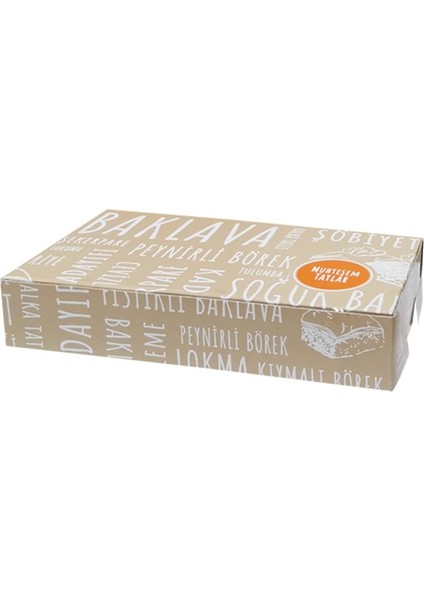 - 250 gr Baklava Kutusu - 100'LÜ