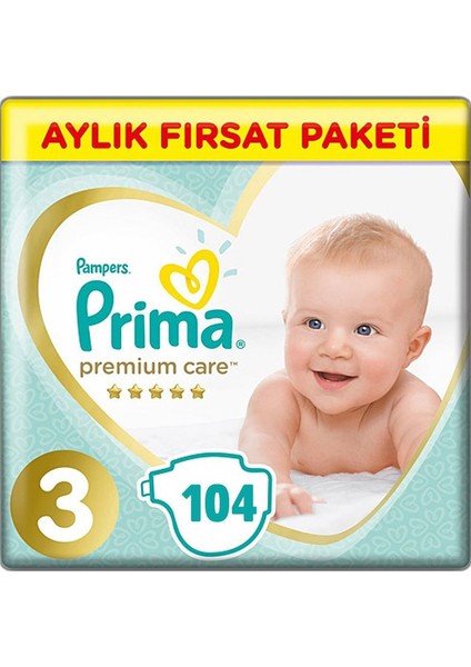 Premium Care Fırsat Paketi 3 Beden 104'LÜ