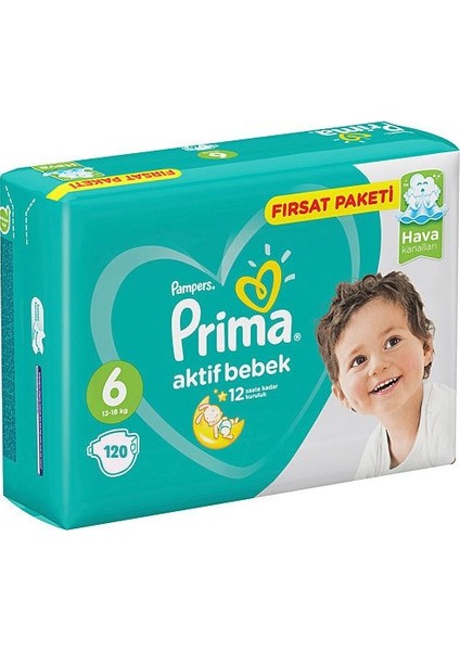 Aktif Bebek 6 Beden 120'LI