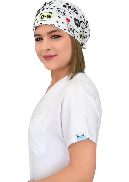 Beyaz Panda Doktor Hemşire Hastane Medikal Cerrahi Bone fiyatları
