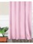 Pembe Petek Kadife Dokulu Fon Perde Pilesiz Düz Dikişli Ekstrafor Büzgü 350 x 270 cm 2