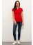 Kadın Kırmızı Basic T-Shirt 50234714-VR030 4