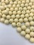 16 mm Mat Krem Renk Boncuk 100 gr ~40 Adet Boncuk 2