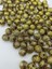 15 mm Gold Yaldızlı Kahverengi Boncuk Takı Yapımı 100 gr ~50 Adet Boncuk 2