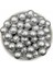 18 mm Mat Metalik Gri Renk Boncuk 100 Gr~35 Adet Boncuk 1