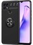 Caseworld Oppo A15S Kılıf Renkli Yüzüklü Manyetik Silikon Kapak Siyah - Siyah 1