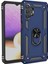 Caseworld Samsung Galaxy A32 Kapak Military Yüzüklü Stantlı Panzer Tank Kılıf - Lacivert 1