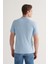 Avva Erkek Açık Mavi Polo Yaka Düz T-Shirt E001004