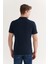 Avva Erkek Lacivert Polo Yaka Düz T-Shirt E001004