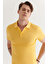 Avva Erkek Sarı Polo Yaka Düz T-Shirt E001004