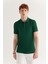 Avva Erkek Yeşil Polo Yaka Düz T-Shirt E001004