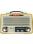 1700 Nostalji Bluetooth-Sd Kart Girişli Retro Vintage Radyo 1