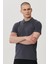 WRANGLER Erkek Antrasit Regular Fit Polo Yaka T-Shirt 3