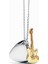 Pena Gitar Gri Gold Çelik Erkek Bayan Kolye EI89BY 1