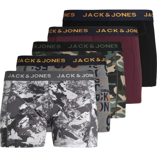 Jack & Jones 5'li Boxer Paketi - Peta
