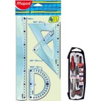 Maped Cetvel Seti+Pergel Stop System Cetvel Seti