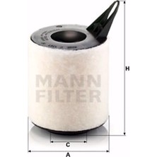 Mann Bmw 3 320 Si 2004-2011 Mann-Filter Hava Filtresi