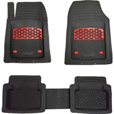 Safir Mercedes Clk 1997 Model 3D Havuzlu Paspas Kırmızı