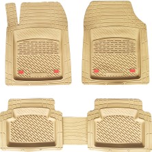 Safir Toyota Yarıs 2017 Model 3D Havuzlu Paspas Full Bej