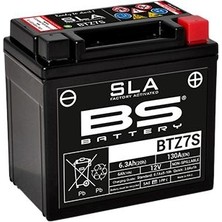 BS Battery Honda Cb 125 F-R 2018 Üzeri Btz7S-Sla Motosiklet Aküsü