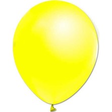 Parti Furyası Sedefli Metalik Parlak Balon Sarı 50 Adet Helyum Uyumlu