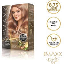 MAXX DELUXE BEAUTY EXPERT 8.73  Altın Karamel  Set Boya