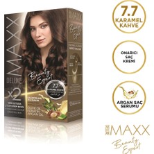 MAXX DELUXE BEAUTY EXPERT 7.7  Karamel Kahve Set Boya