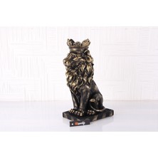 Marrlife Taçlı Aslan Kral Figürlü Biblo