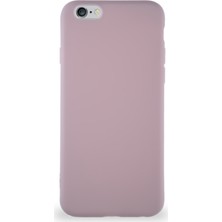 Caseart Apple iPhone 6 Kılıf Soft Premier Renkli Silikon Kapak - Pudra