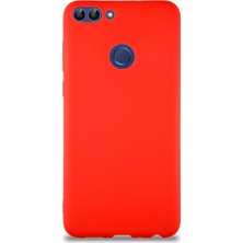 Caseart Huawei P Smart Kılıf Soft Premier Renkli Silikon Kapak - Kırmızı