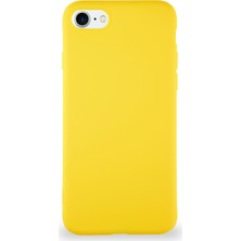 Caseart Apple iPhone 7 Kılıf Soft Premier Renkli Silikon Kapak - Sarı