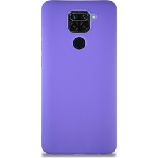 Caseart Xiaomi Redmi Note 9 Kılıf Soft Premier Renkli Silikon Kapak - Mor