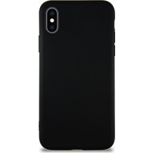 Caseart Apple iPhone x Kılıf Soft Premier Renkli Silikon Kapak - Siyah