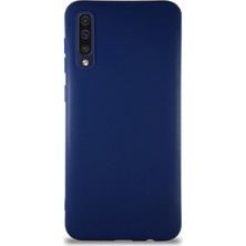 Caseart Samsung Galaxy A30S Kılıf Soft Premier Renkli Silikon Kapak - Lacivert