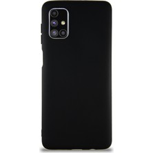 Caseart Samsung Galaxy M51 Kılıf Soft Premier Renkli Silikon Kapak - Siyah