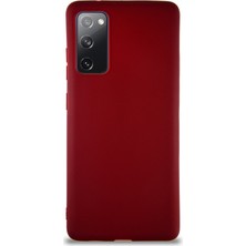 Caseart Samsung Galaxy S20 Fe Kılıf Soft Premier Renkli Silikon Kapak - Mürdüm