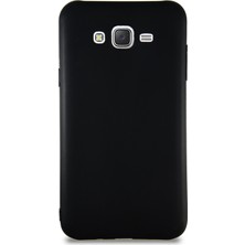 Caseart Samsung Galaxy J7 Kılıf Soft Premier Renkli Silikon Kapak - Siyah