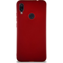 Caseart Xiaomi Redmi Note 7 Kılıf Soft Premier Renkli Silikon Kapak - Mürdüm