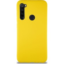 Caseart Xiaomi Redmi Note 8 Kılıf Soft Premier Renkli Silikon Kapak - Sarı